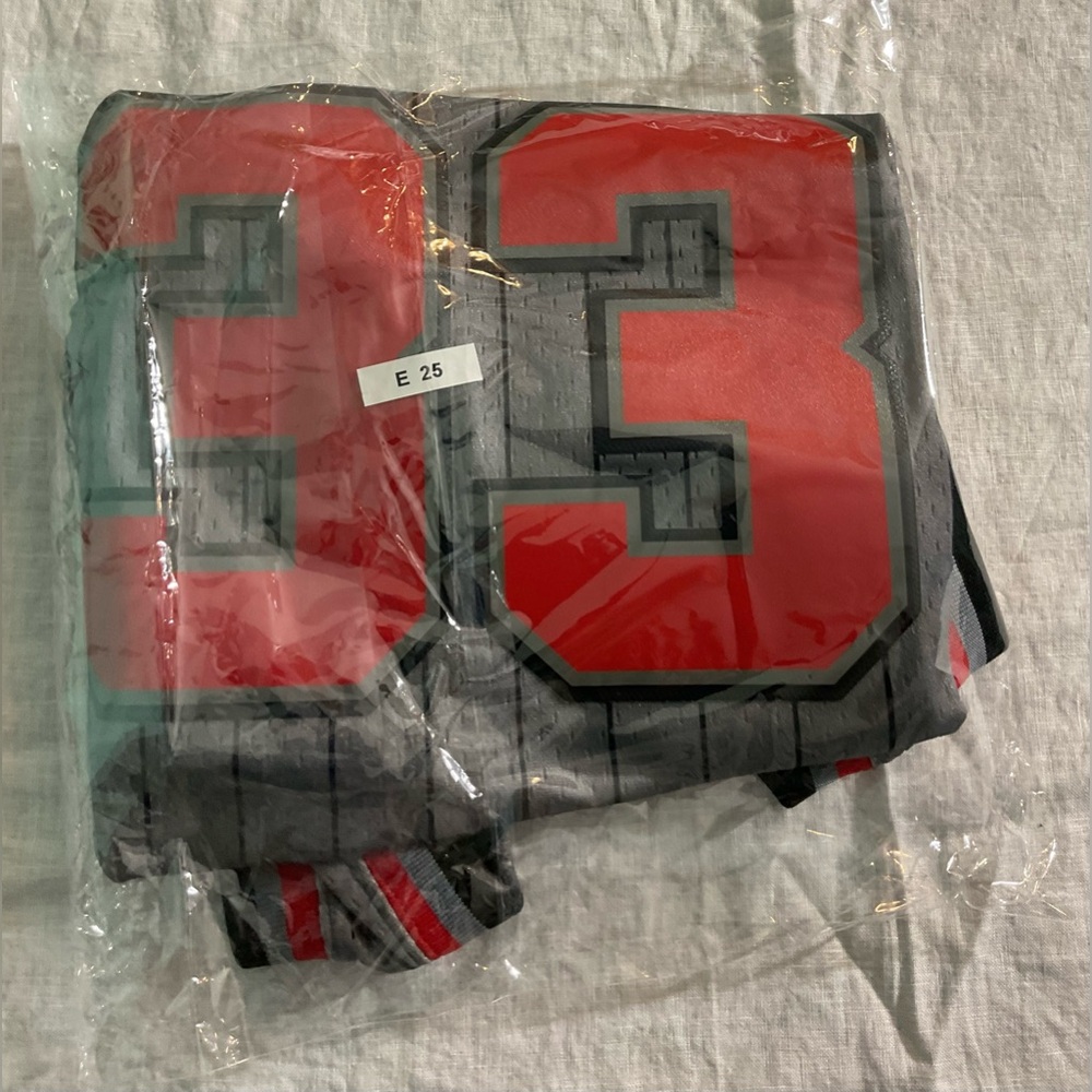 Mitchell & Ness Scottie Pippen Jersey Mens 1995 Chicago Bulls Grey HWC Swingman - Picture 12 of 14